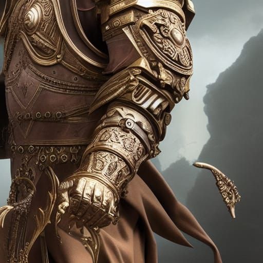 Dramatic Digital Painting of a Saint's Arm