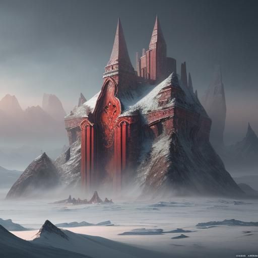 Detailed Matte Painting of the North Pole