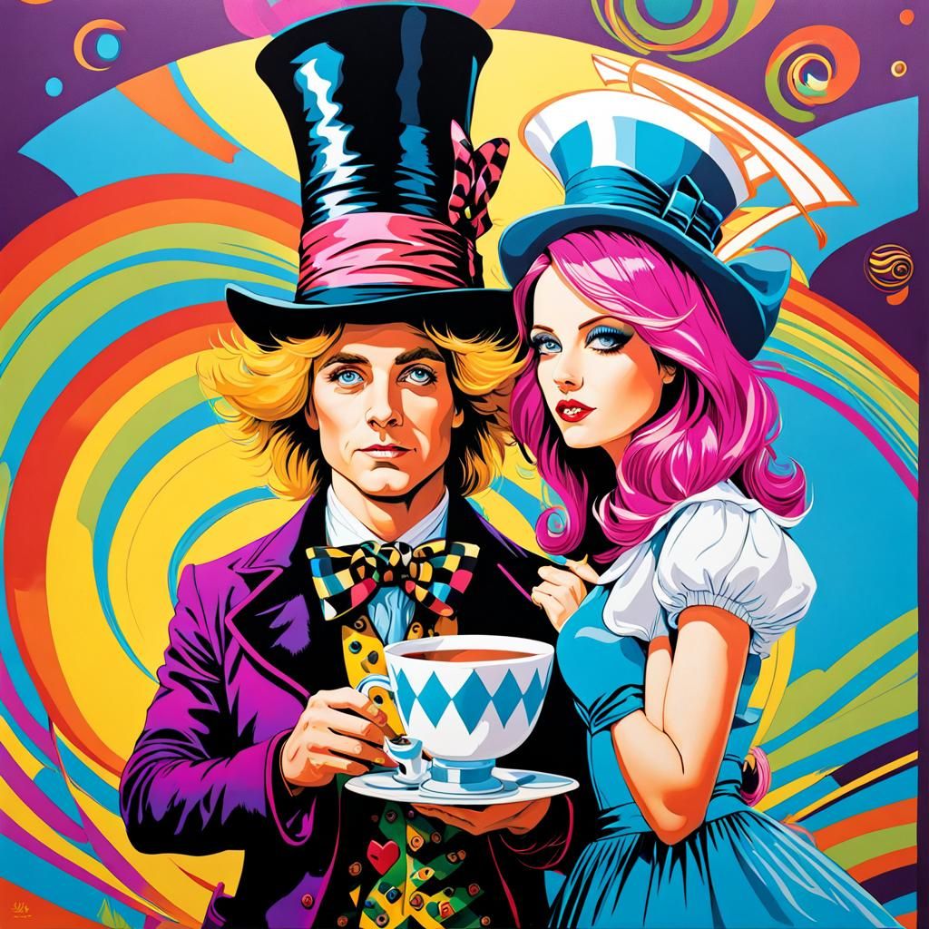 Alice in Wonderland: Pop Surrealist Street Art