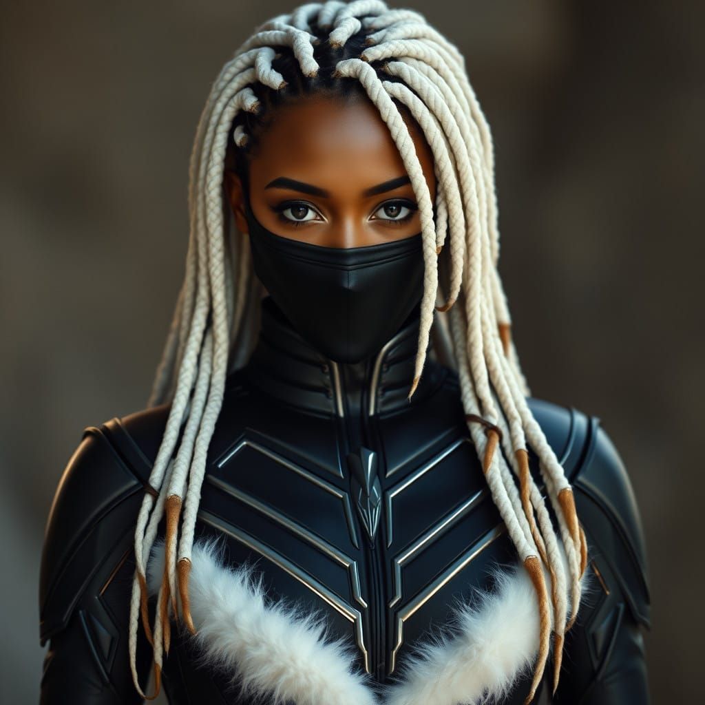 Ethereal Wakandan Warrior in Cinematic Glory