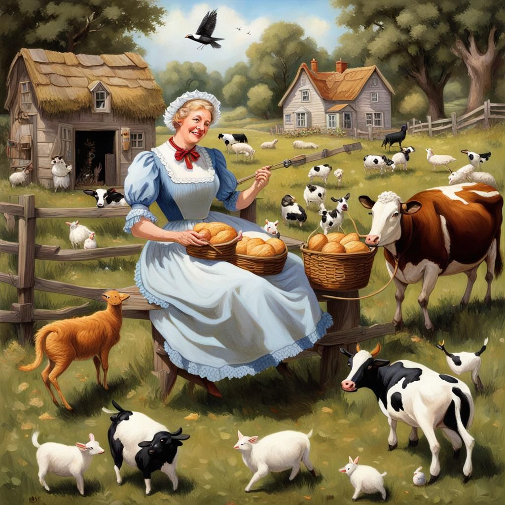 Mother Goose and Nursery Rhyme Characters