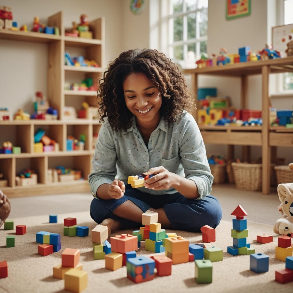 Early Years Educator Observing Children at Play