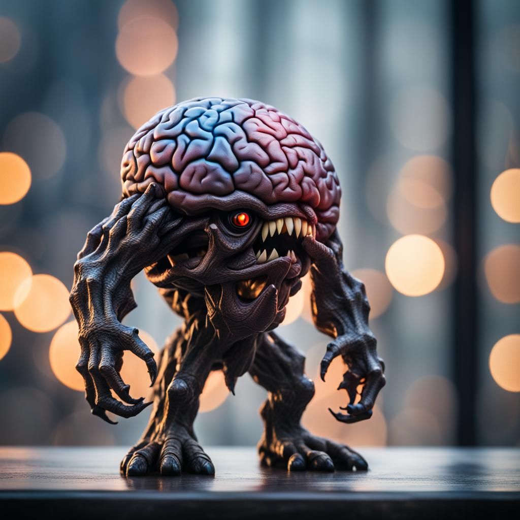 Brain Monster Captured with Professional Photography