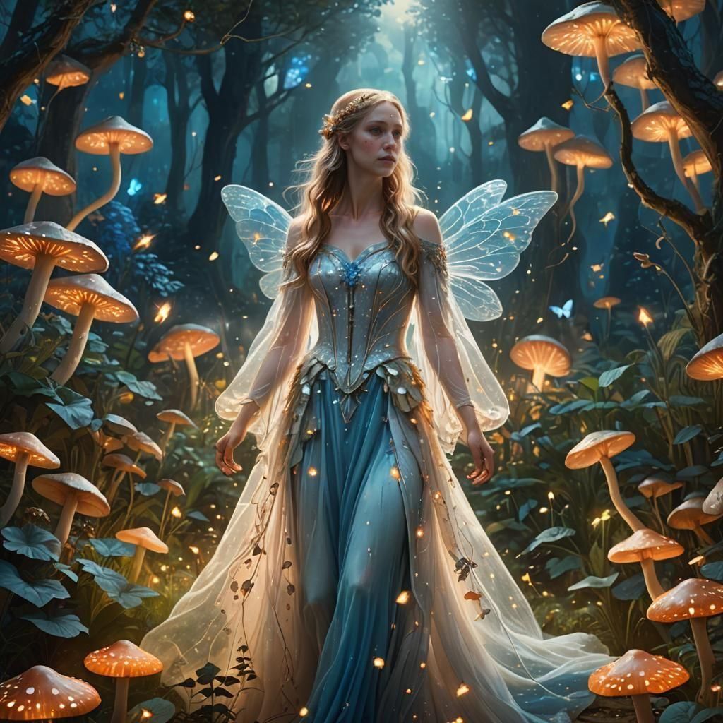 Taissa Farmiga as White Fairy: Fantasy Concept Art