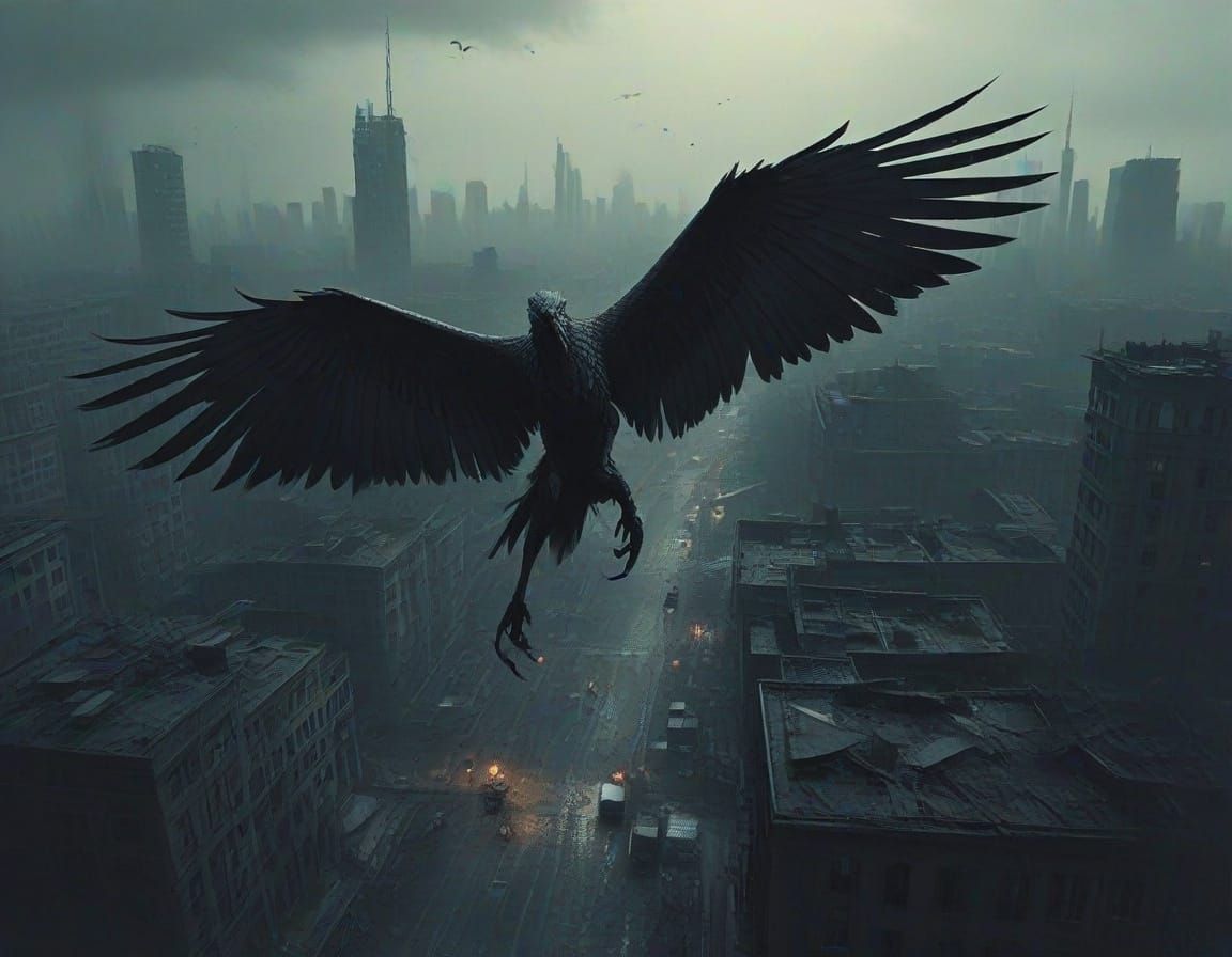 Archaeopteryx Soars Over a Ruined Berlin