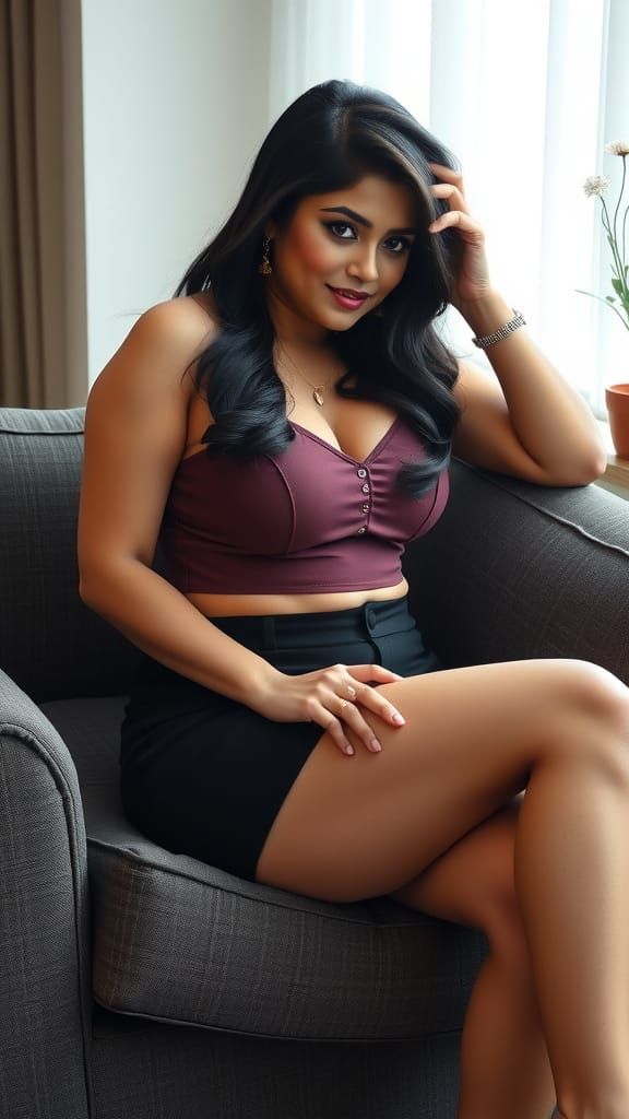 Sultry Bengali Actress in Seductive Pose