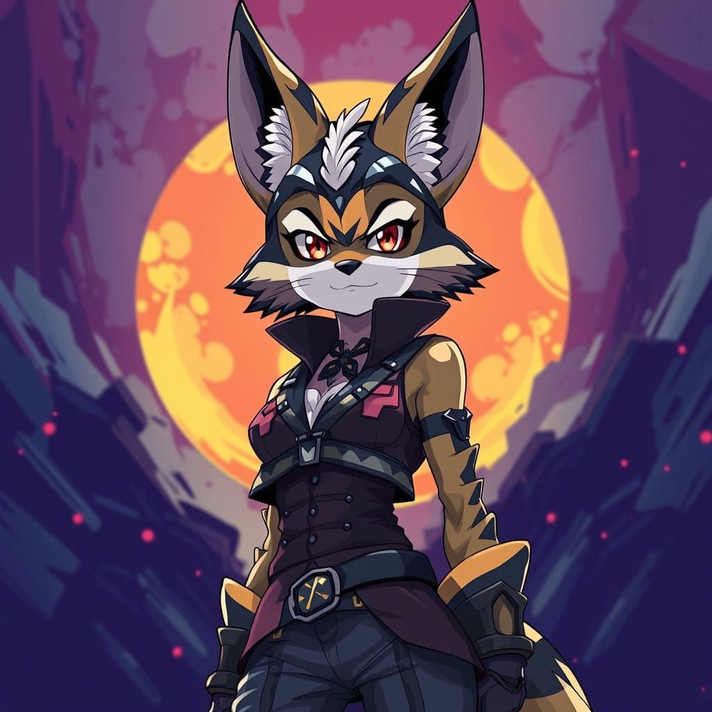 lamsterverse human anime jackal girl