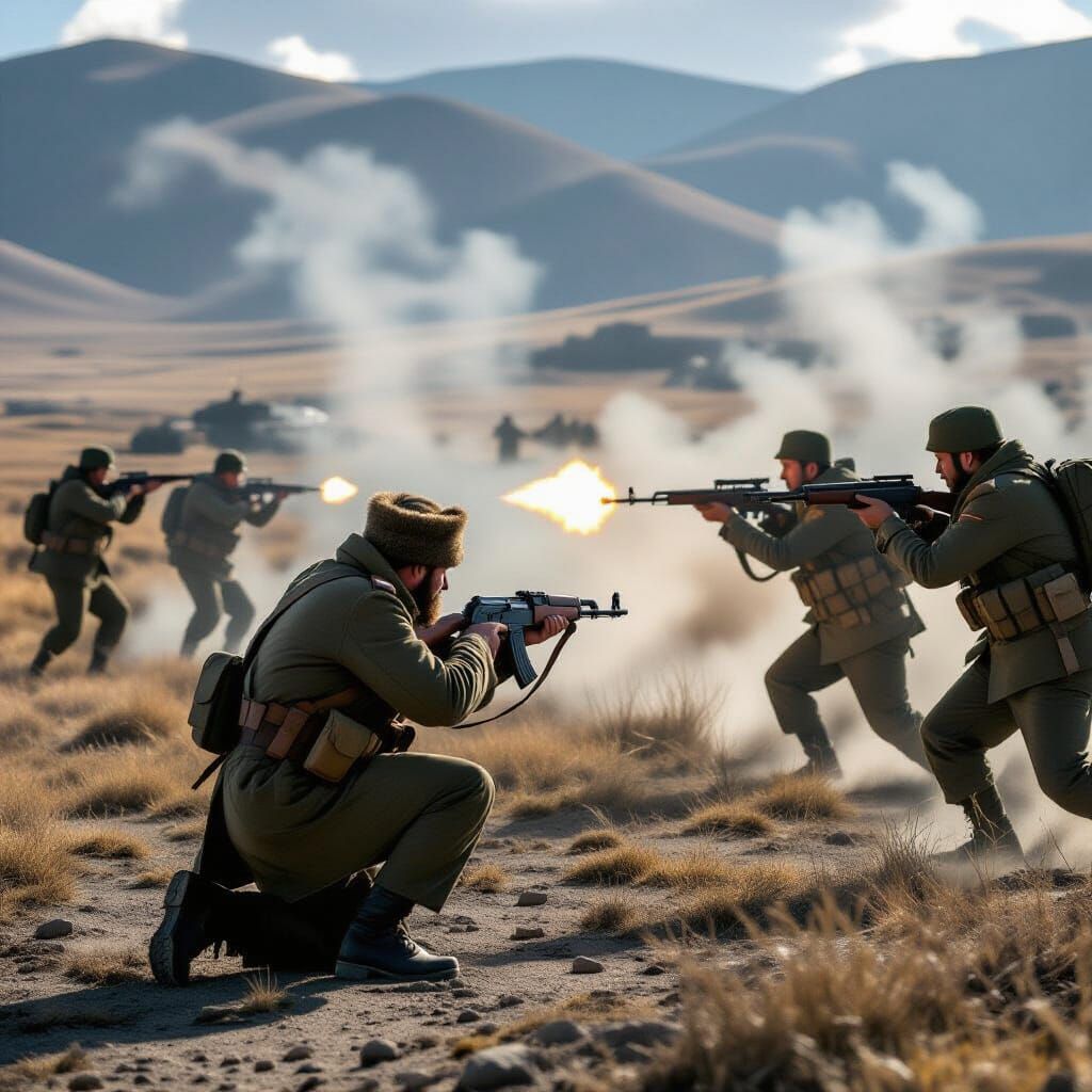 Man Escapes Soviet Military into Mongolia Protected by Guard...