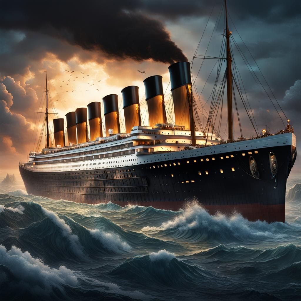 Titanic: Detailed Matte Painting in Deep Color