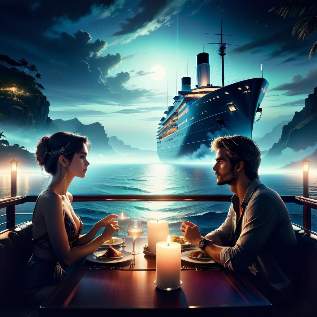 Romantic Coastal Candlelit Dinner 🌊🍸💛💫