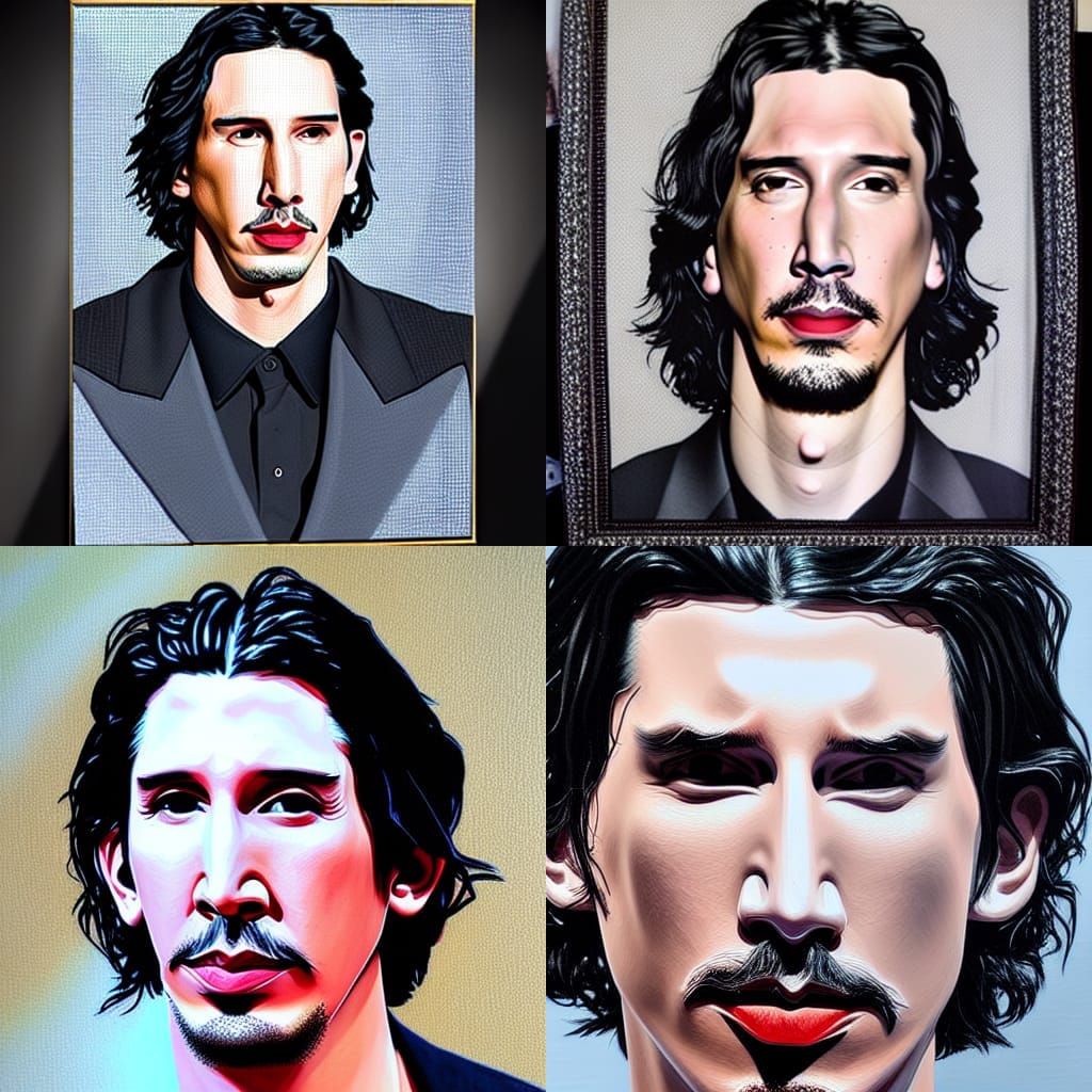 Diamond Painting of Adam Driver