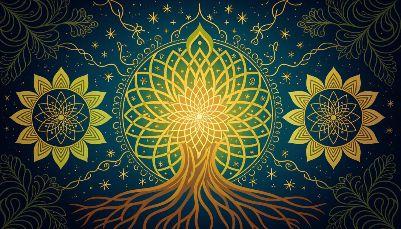 Psychedelic Ayahuasca Vision Art