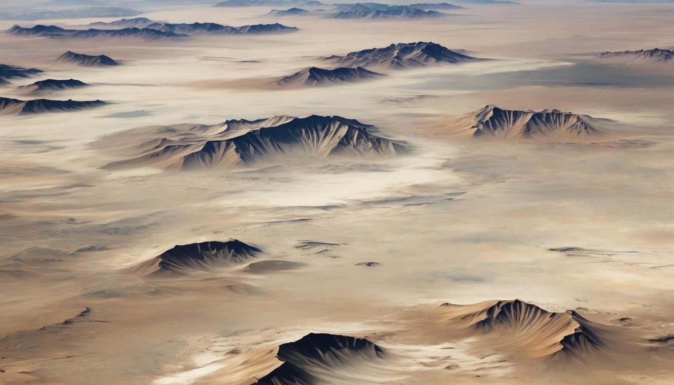 Boundless Desert Expanse on Alien Planet