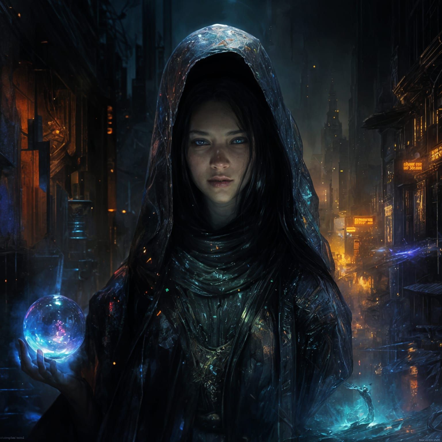 Grimdark Fantasy in Holographic Oils