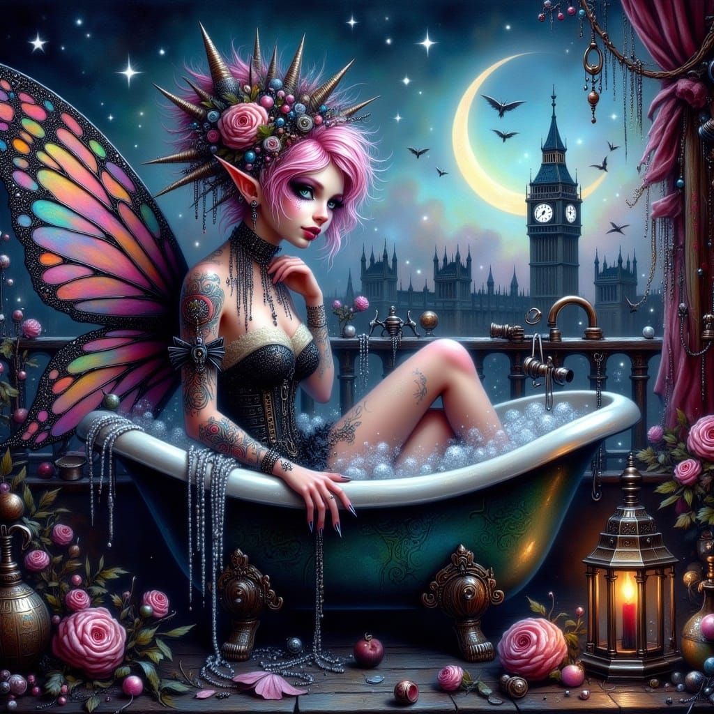 “So tell me, dear wanderer, what tales do you bring? Will you join me in this midnight reverie, or shall I weave a spell...