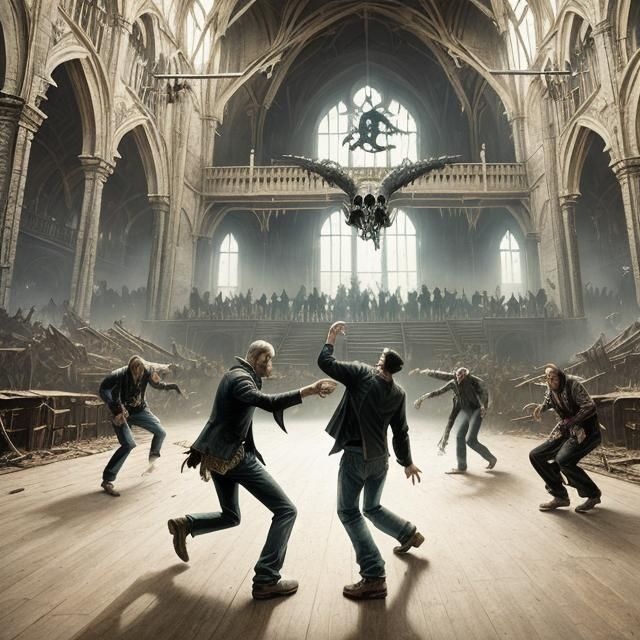 Hillbillies Breakdancing in The Bone Church