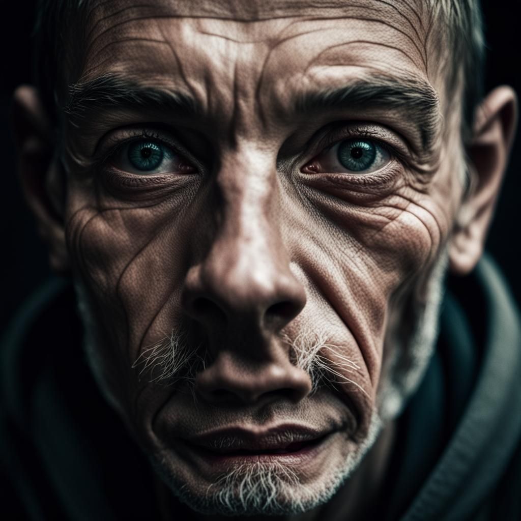 Intense Close-Up Portrait Inspired by 'Split'