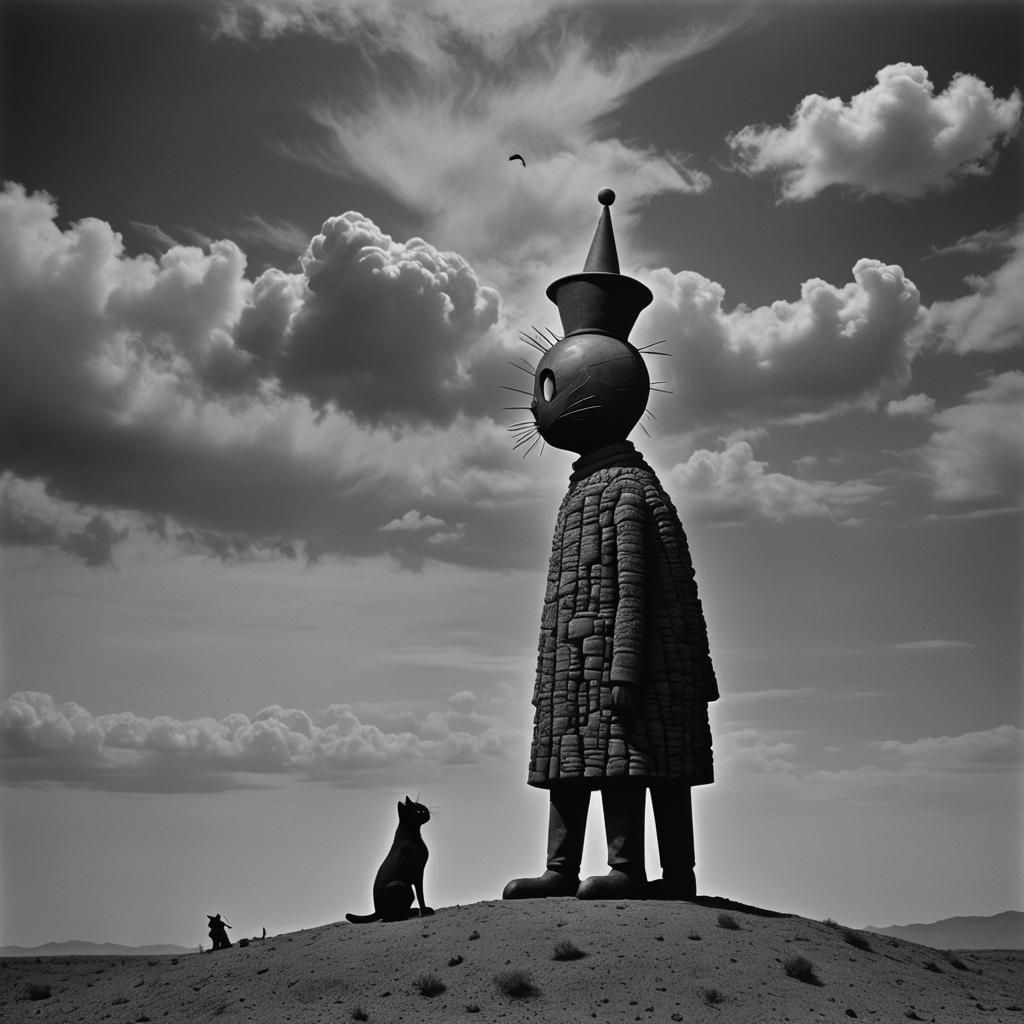 Conceptual Krazy Kat Inspired by Misha Gordin