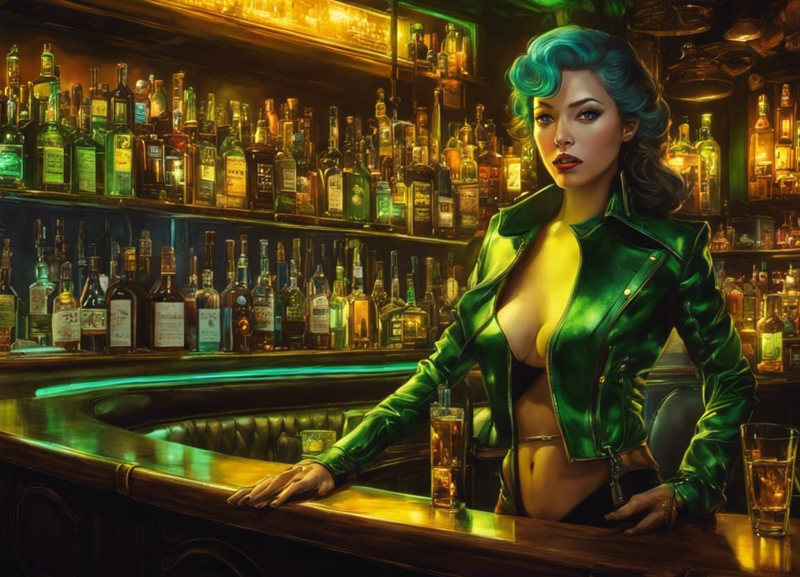 80s Pin-Up at Whisky Bar in LAX 1.0