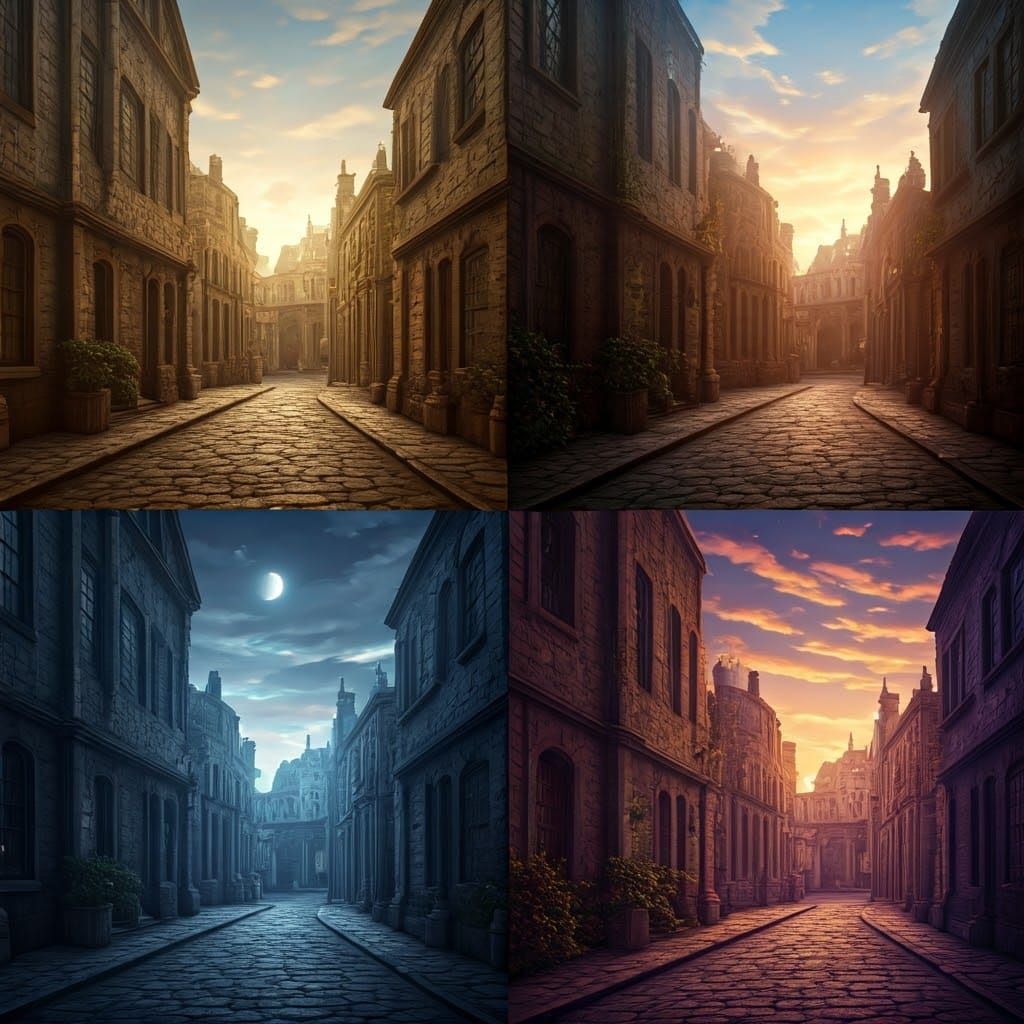 Timeless Mystical Neighborhood in Breathtaking Splendor