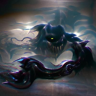 Sinister Shadow Leviathan Illustration