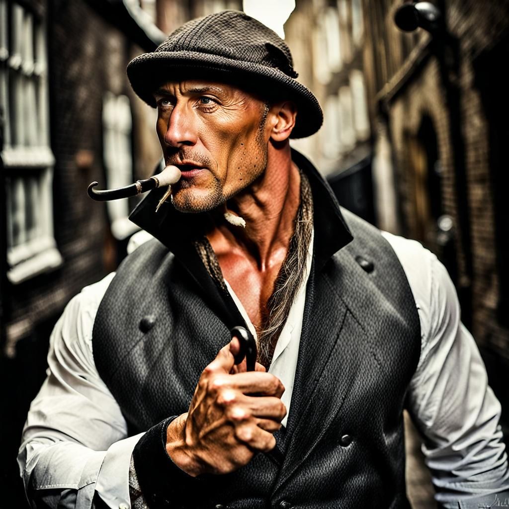 "The Rock" as Sherlock Holmes