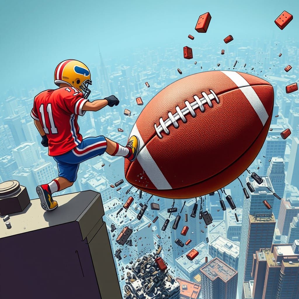 Miniature Football Hero Brings Down the House in Dazzling Di...