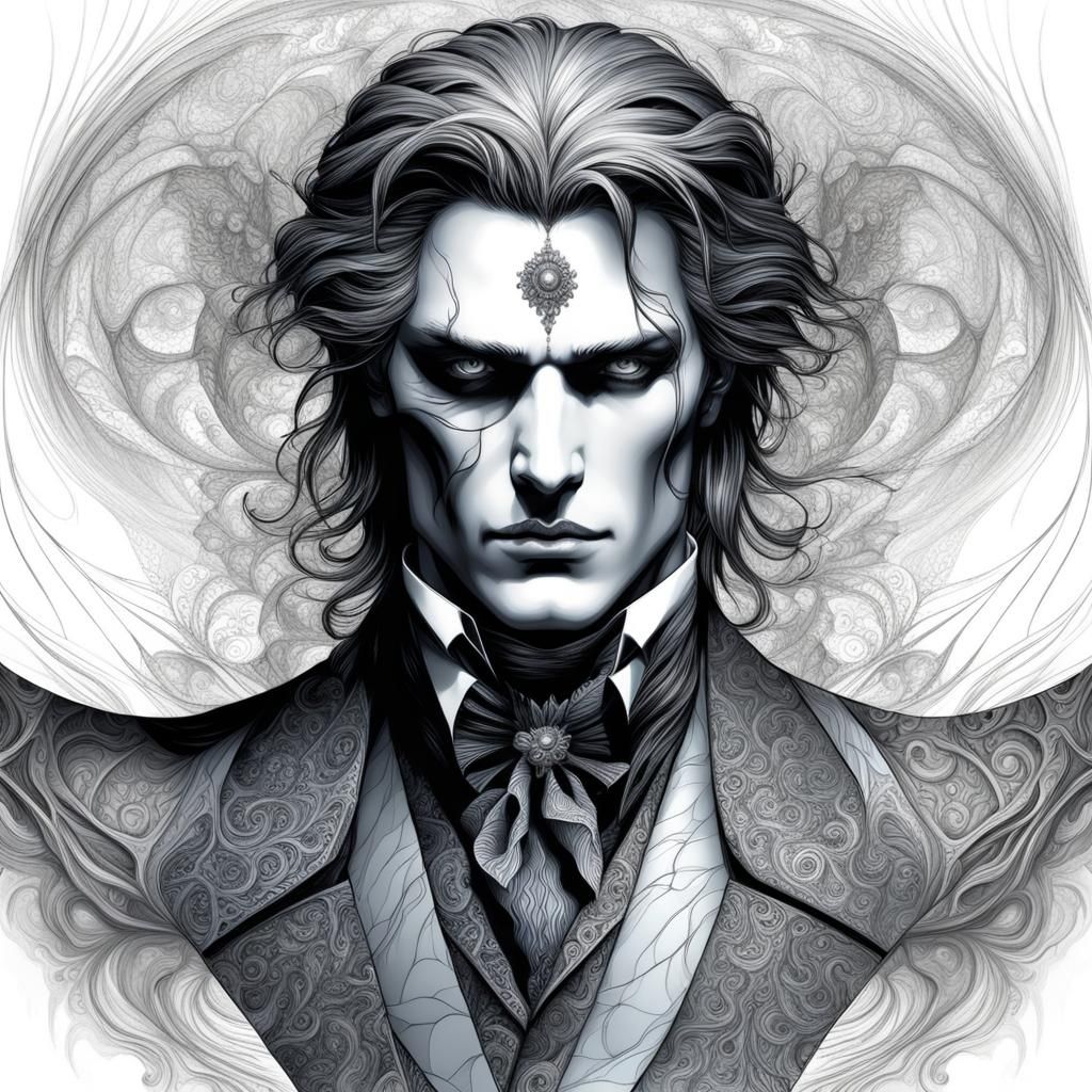 Dorian Gray in Luis Royo Style