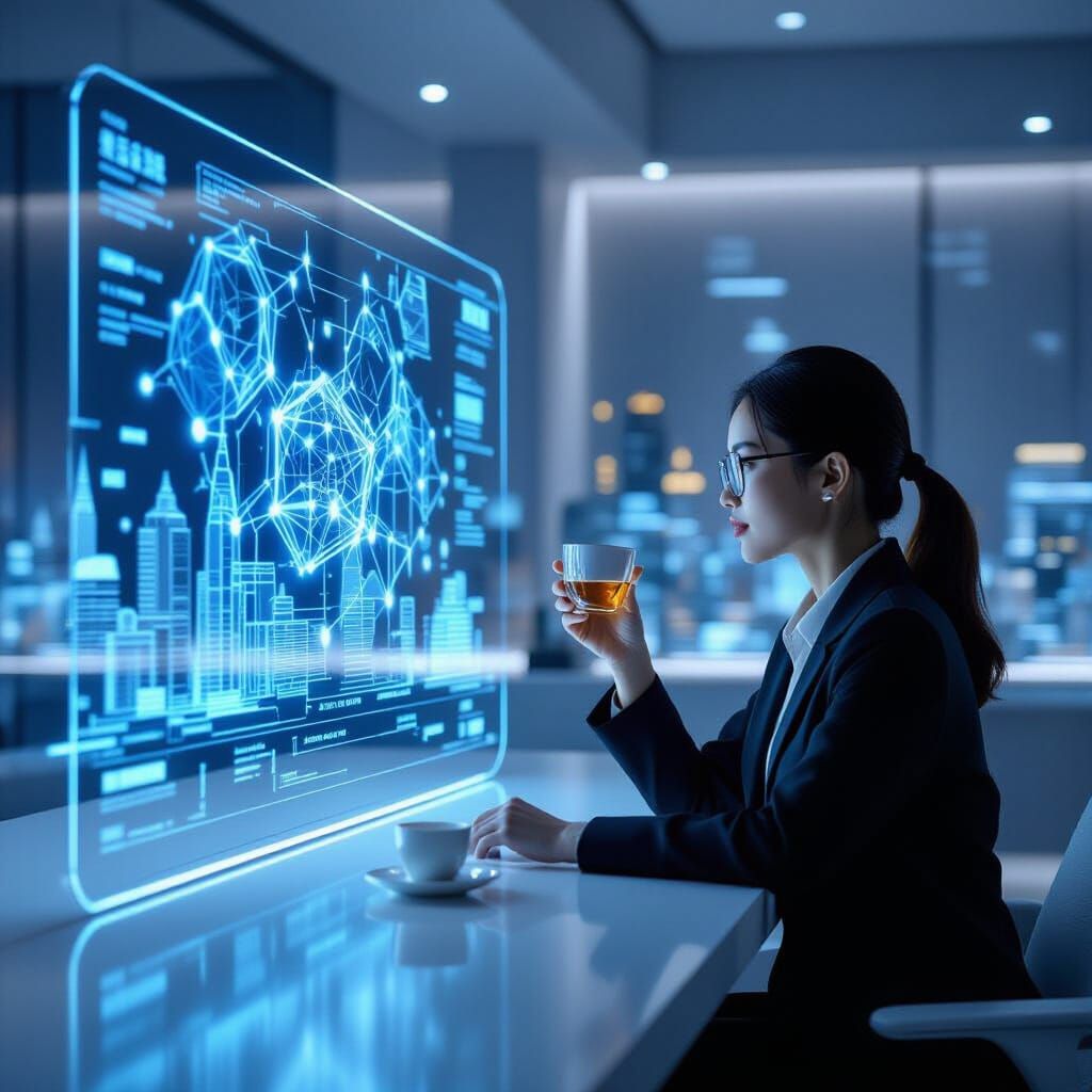 Smart Apartment in Shanghai with Holographic City