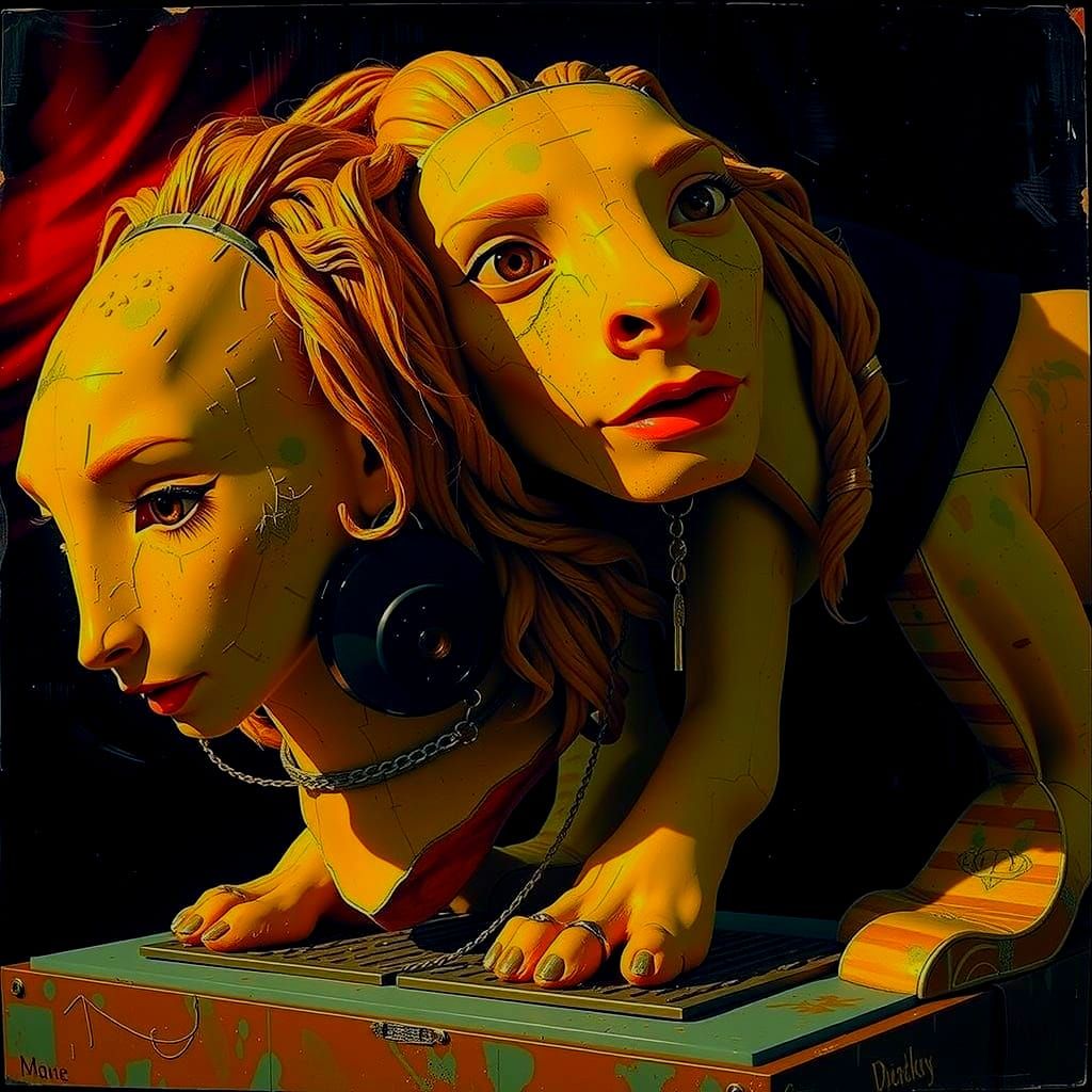 Abstract Masterpiece of Precision and Brilliance