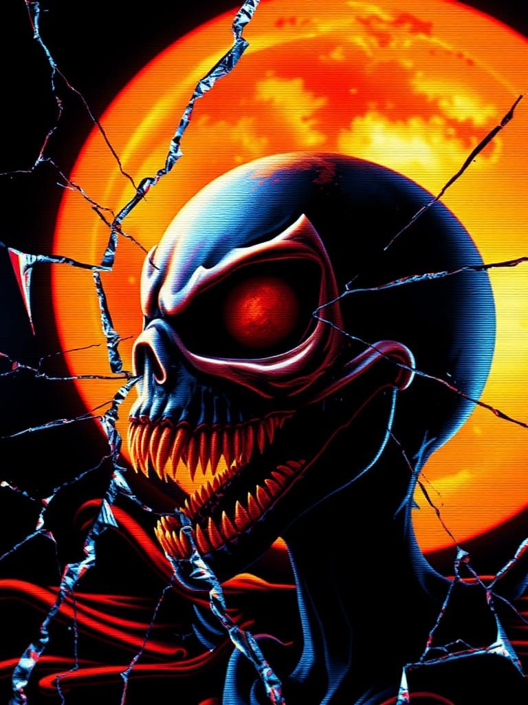 Jack Skellington Venom Hybrid Breaks the Screen