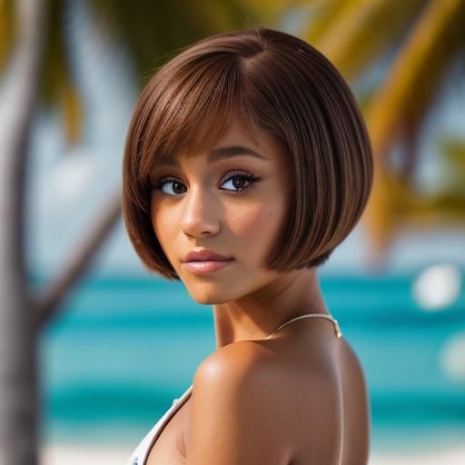 Ariana Grande in the Bahamas: Professional Photography