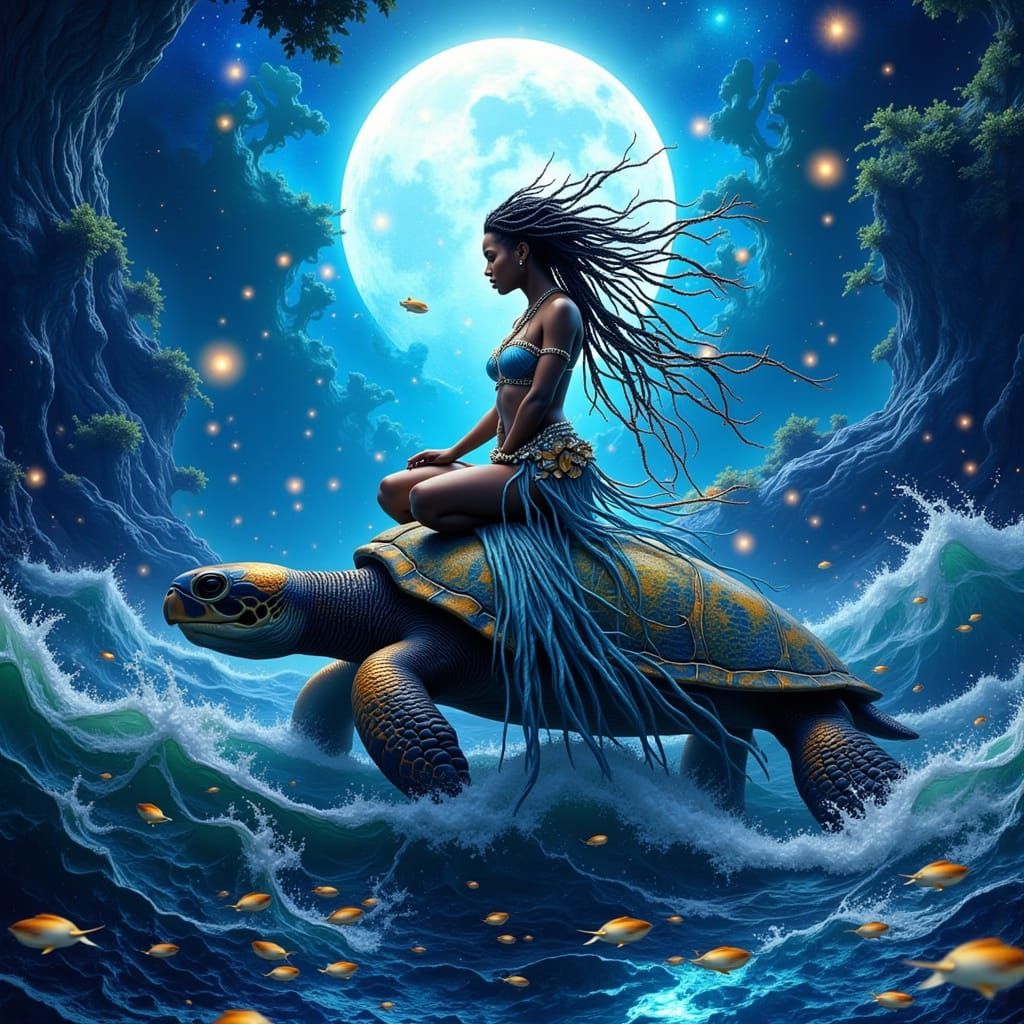 Serenity of the Sea Goddess, Yemaya