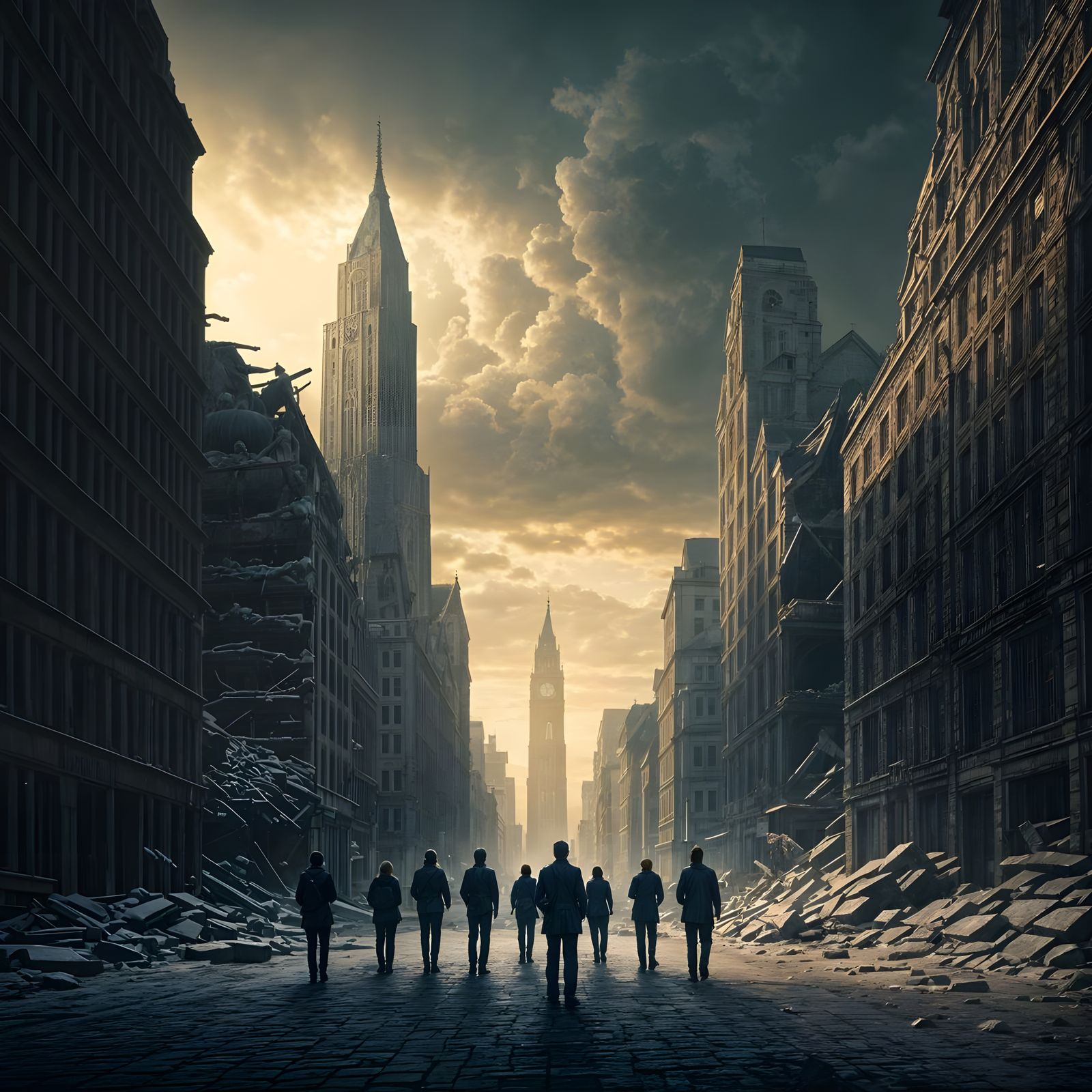 Epic Image of World's Destruction Through Inaction