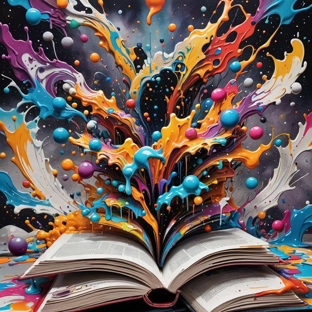 Polychromatic Universe Unfolds as Graffiti Art