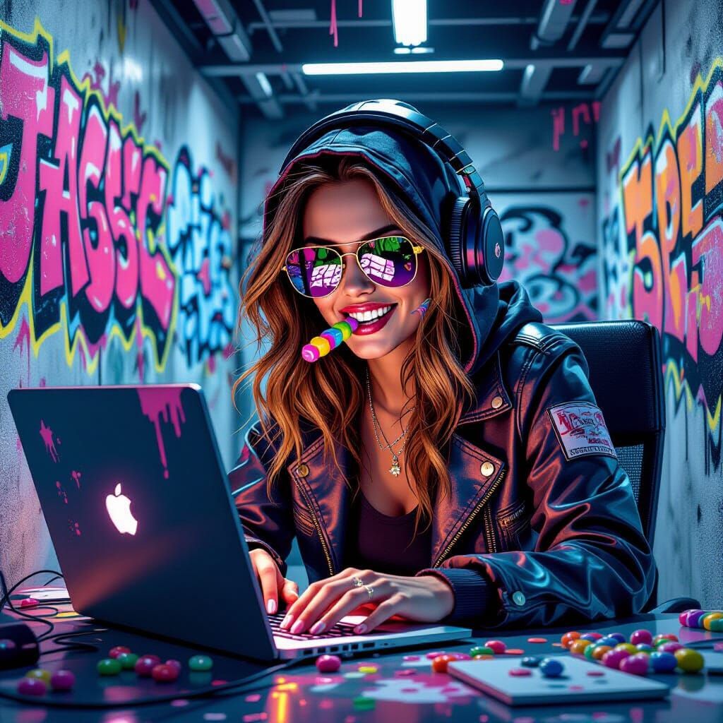 Hacker Cracks Network With Candy, Graffiti Server Room