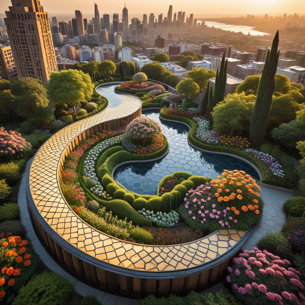 Hexagonal Harmony: Warm Light on Honeycomb Cells