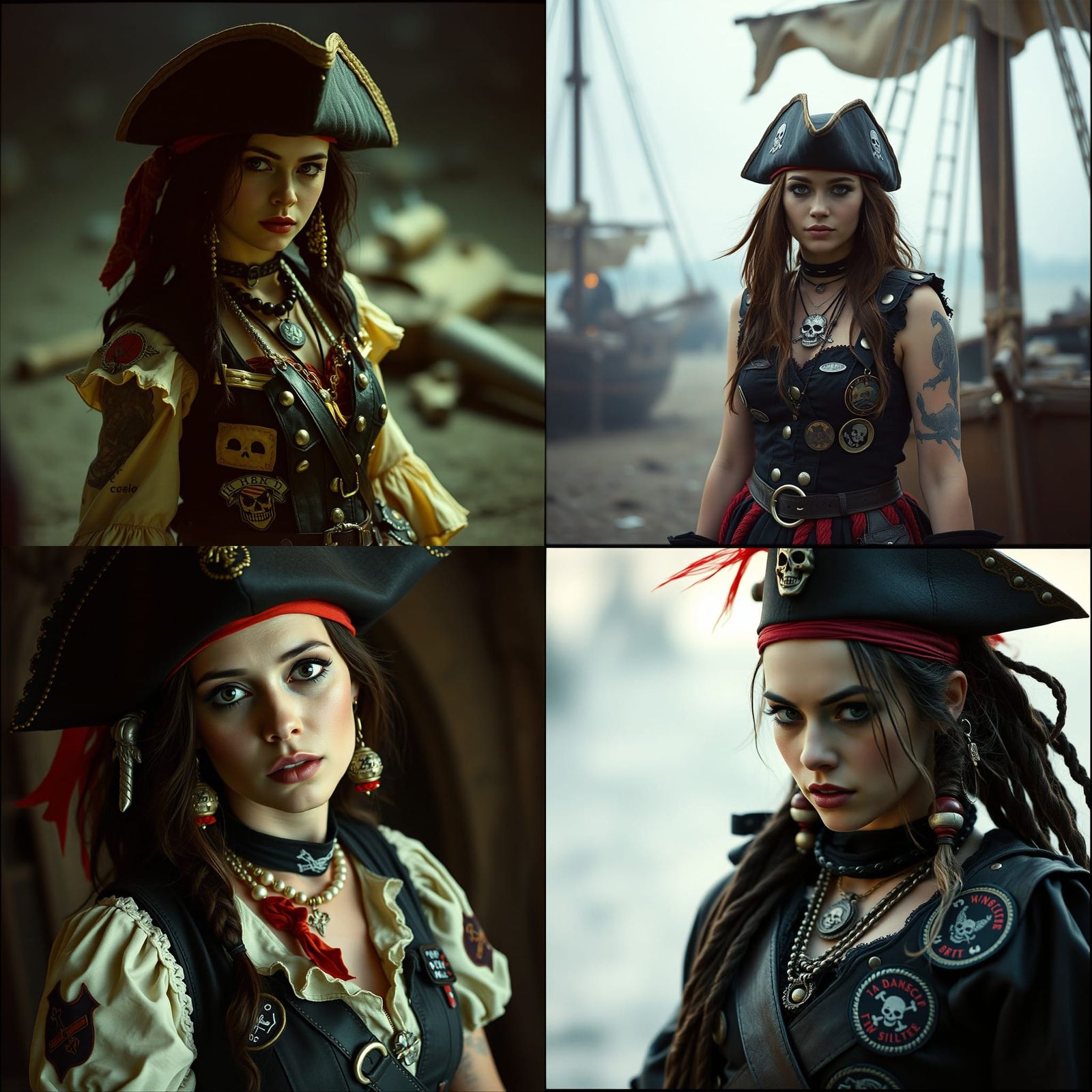 Crust Punk Pirate with Patches