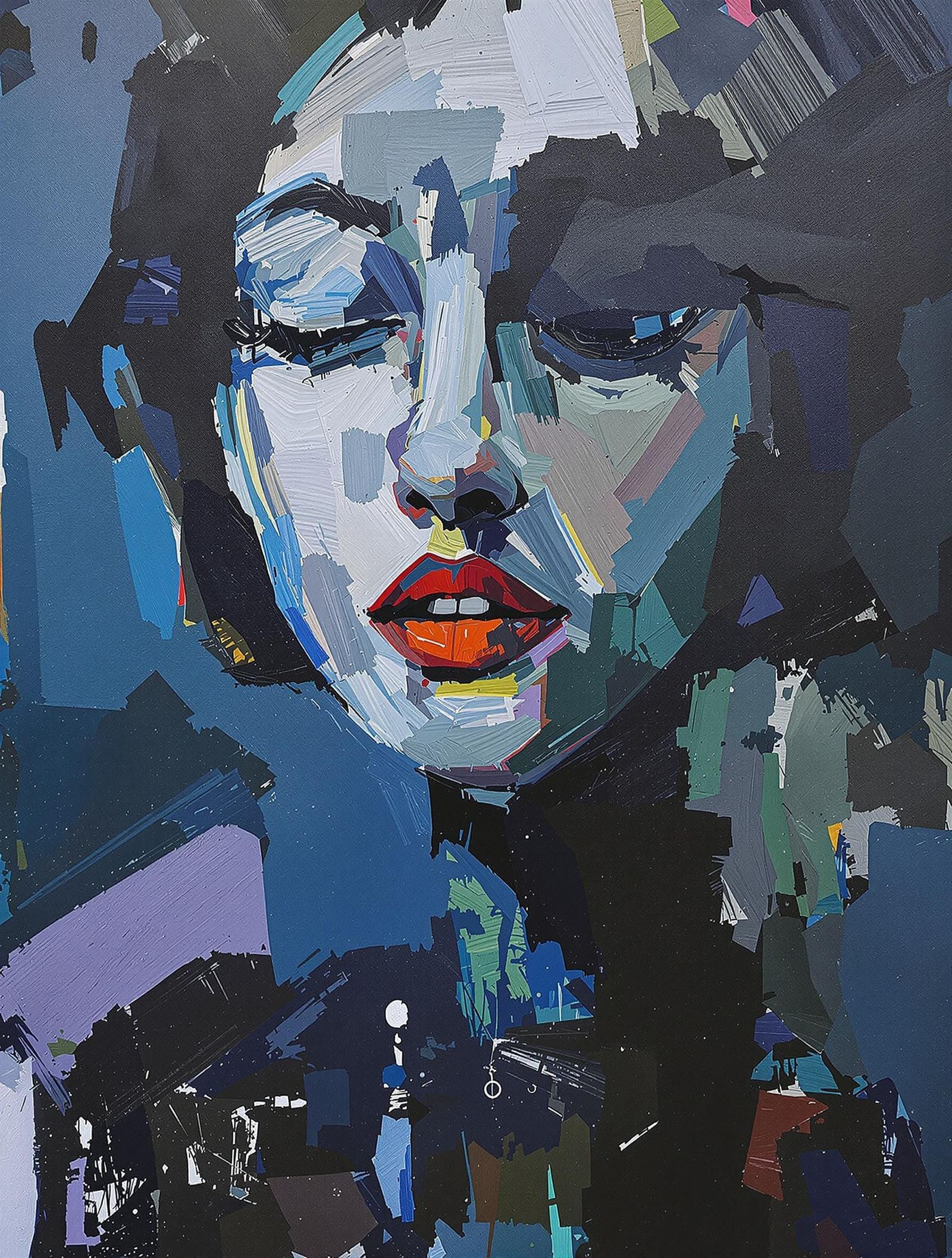 Abstract Woman in Turmoil