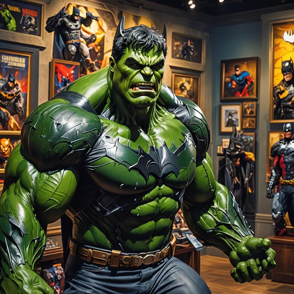 The Hulk channels his inner bat