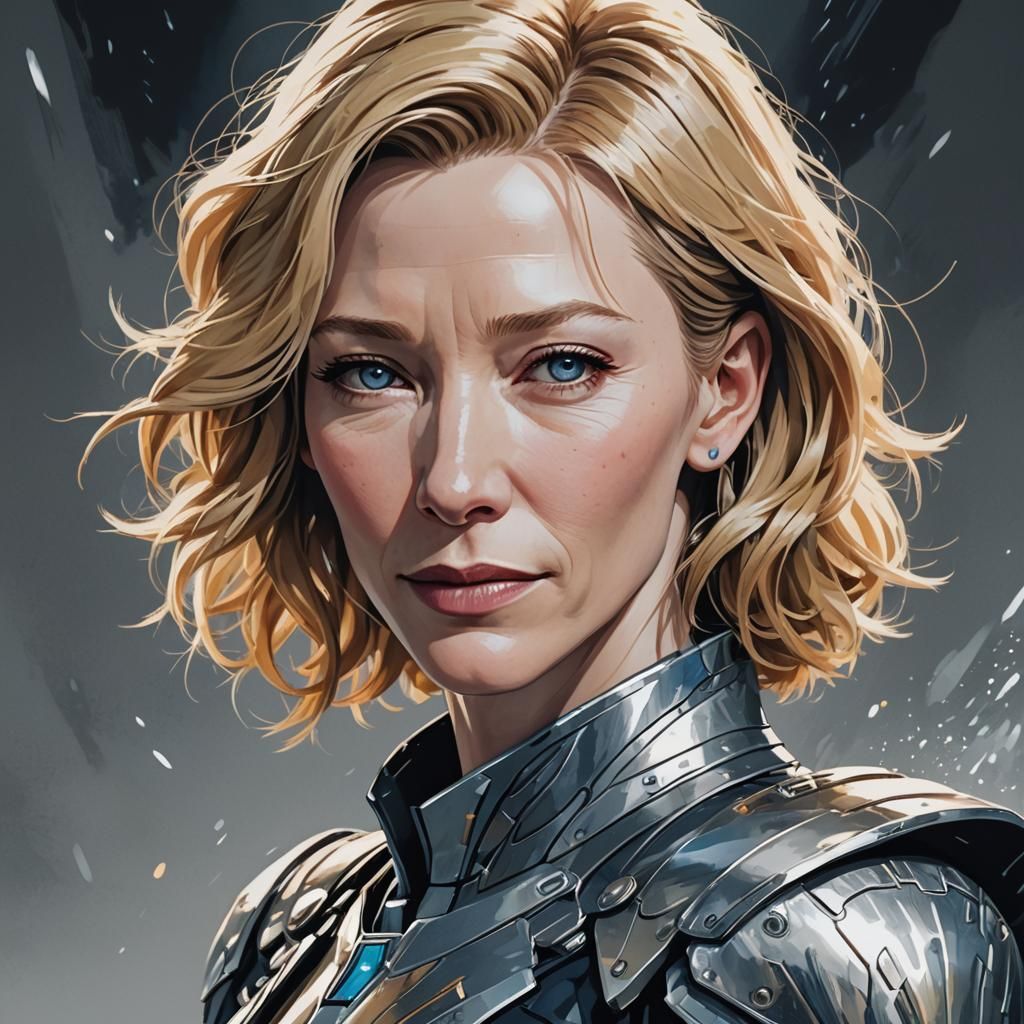 Anime Style Portrait with Cel-Shading