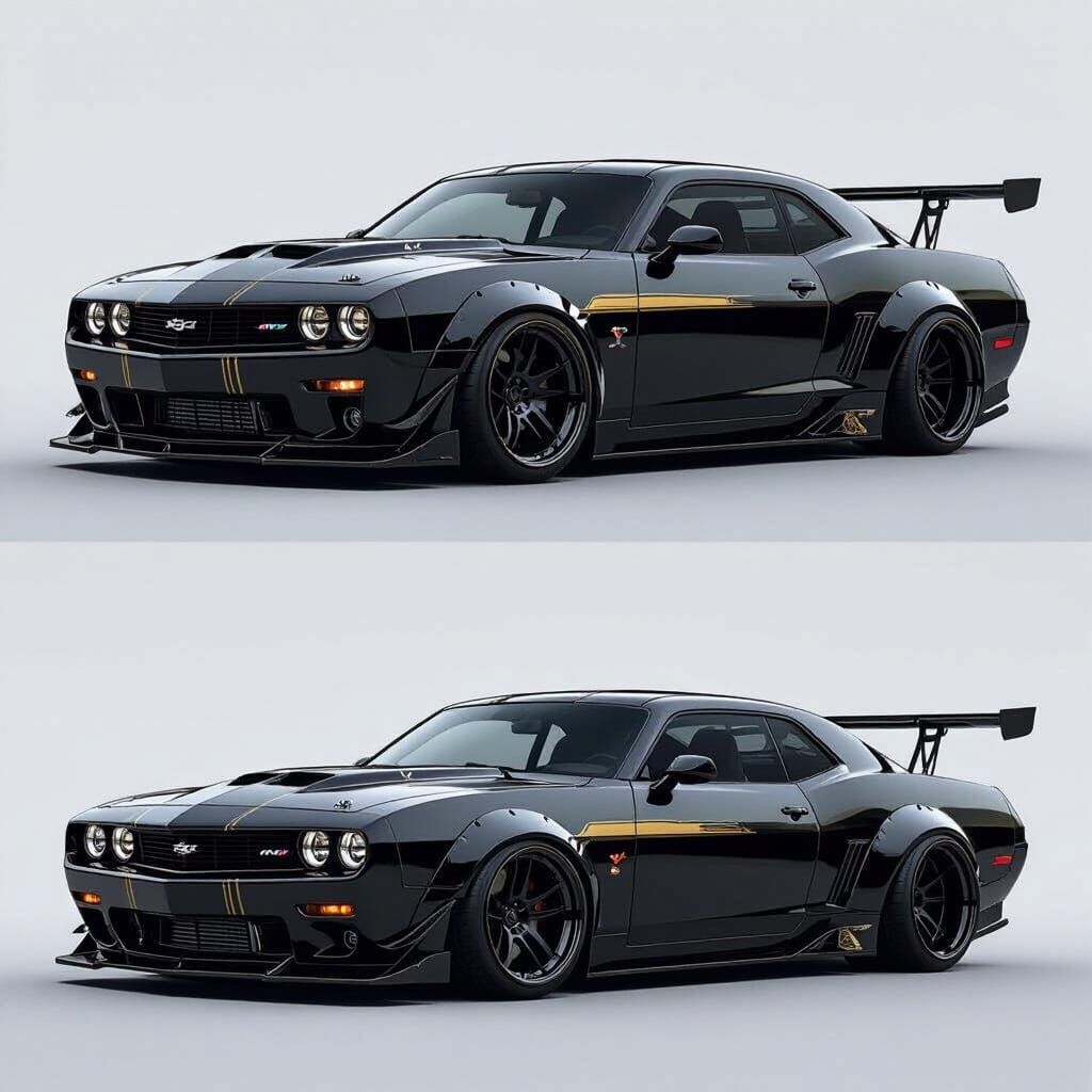 Futuristic 2025 SS Chevelle with Wide Body Kit