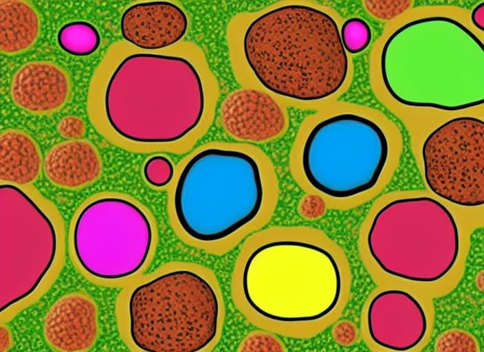 Prokaryotic Cell Structure in Cytoplasm