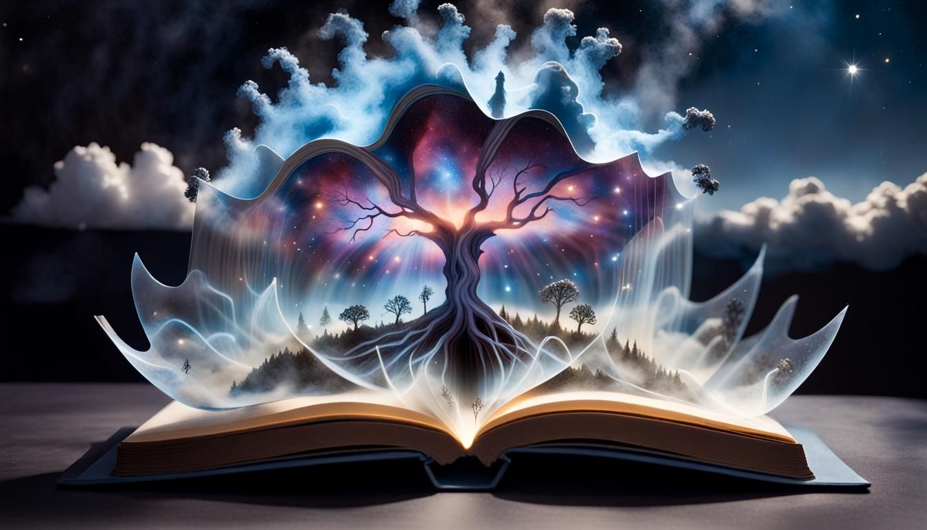 Nebula Pop-Up Book: Ethereal Fantasy Illustration