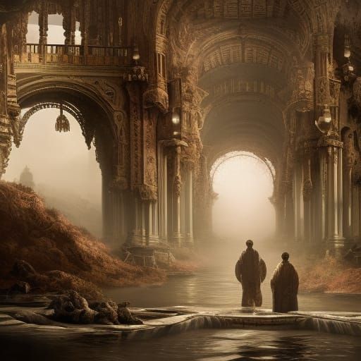 Epic Digital Painting of Tedium and Drudgery