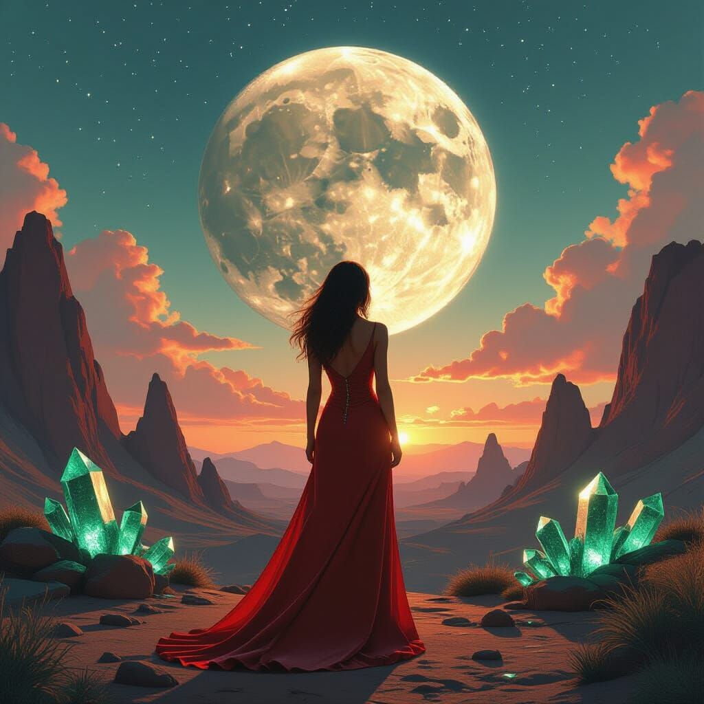 Bajo el Hechizo de la Luna Gigante