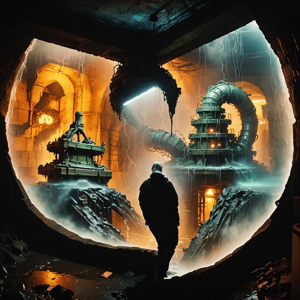 Mysterious Figure in NYC Sewer Tunnels in Film Still