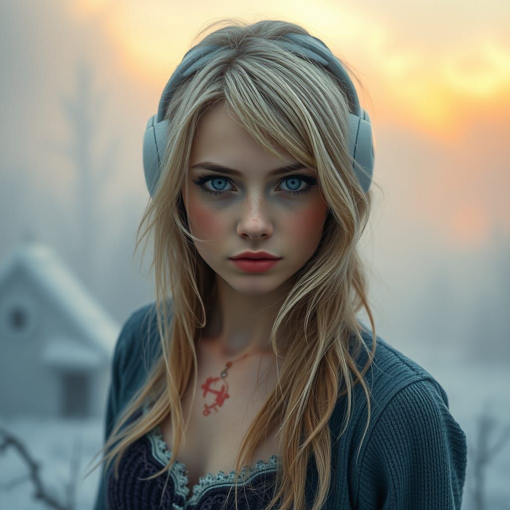 Surreal Siberian Enchantress Embodies Unserious Whimsy