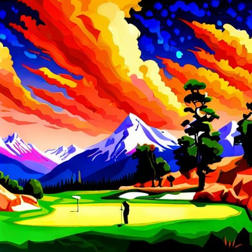 Golfing in the Rockies: A 3D Low Poly Thermal Vision