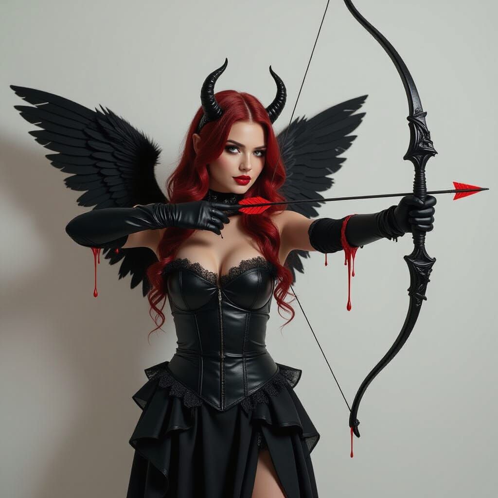 Halloween Cupid with Venom Arrows